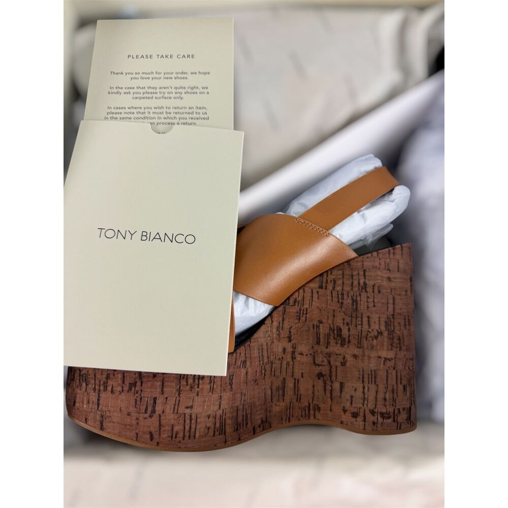 Tony Bianco Brown Heels Pumps Shoes Size 7M NWB - Picture 4 of 7